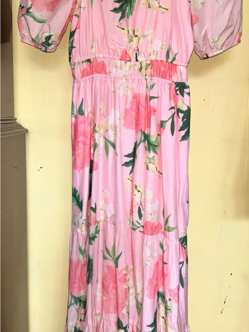 Vineyard Vines Women’s Pink Floral Maxi Dress